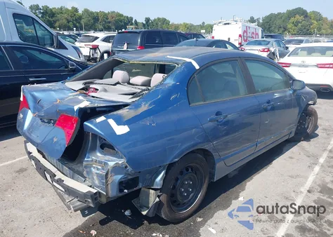 2008 Honda Civic Lx z USA, uszkodzony, nr VIN 1HGFA16528L077304